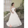 Alesha - Strapless Tiered Taffeta A-Line Gown